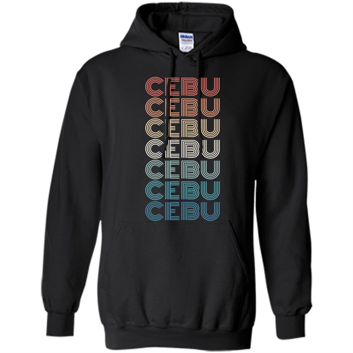 Classic retro vintage cebu philippines city Hoodie
