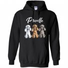 Cute poodlei caniche puppy dogs gift Hoodie