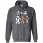 Cute poodlei caniche puppy dogs gift Hoodie