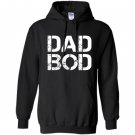 Dad bod rough strong 90s stencil textdark Hoodie