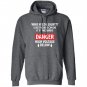 Danger high voltage funny electrician Hoodie