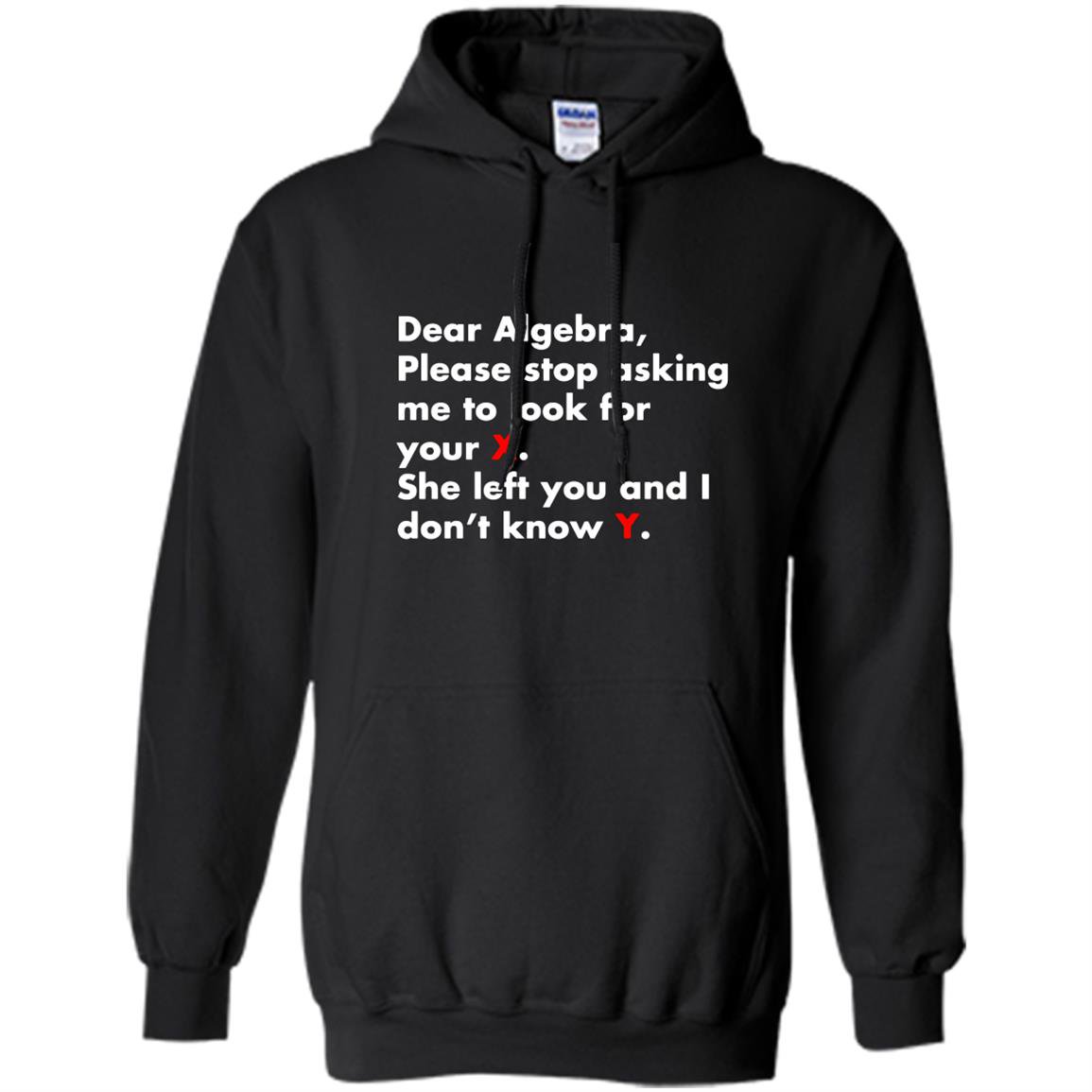 Dear algebra stop asking me to find your x math Hoodie