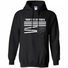 Donald trump eres un pendejo broken us flag funny Hoodie