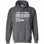 Donald trump eres un pendejo broken us flag funny Hoodie