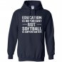 Education is important but softball is importanter Hoodie