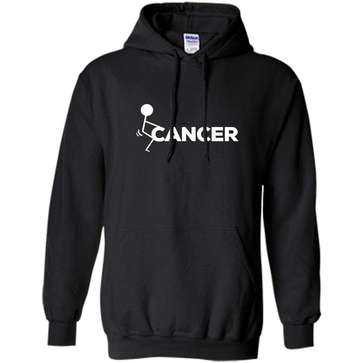 F cancer funny stick figure screw hump it Hoodie