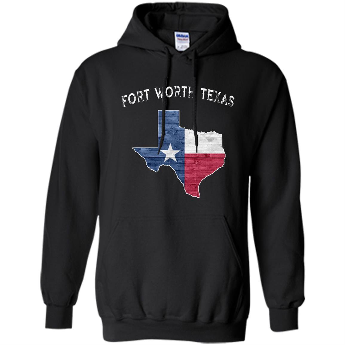 Fort worth texas vintage state of texas flag Hoodie