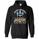 Funny unicorn for papa dad grandpa big brother Hoodie