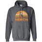 Heron vintage retro classic Hoodie