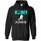 Hockey junkie funny gift Hoodie