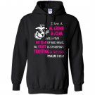 I am marine mom gifts my heart steadfas Hoodie