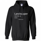 Landscaper definition landscaping mexican joke gift Hoodie