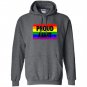 Lgbtq gay pride rainbow support ally proud aunt family Hoodie