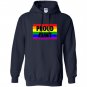 Lgbtq gay pride rainbow support ally proud aunt family Hoodie