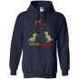 Mamasaurustrex mama i happy have two kid gift Hoodie
