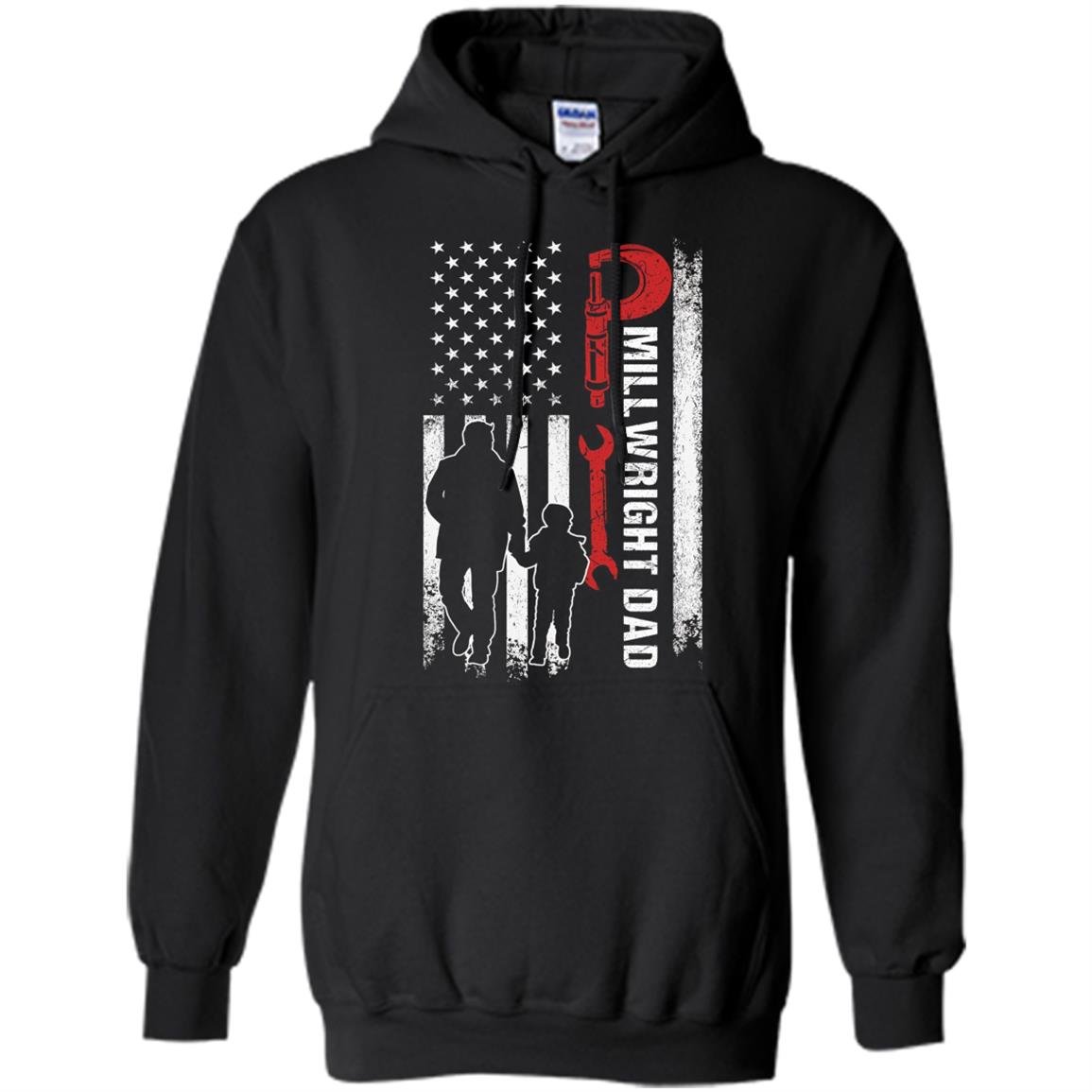 Millwright dad for fathers day millwright Hoodie
