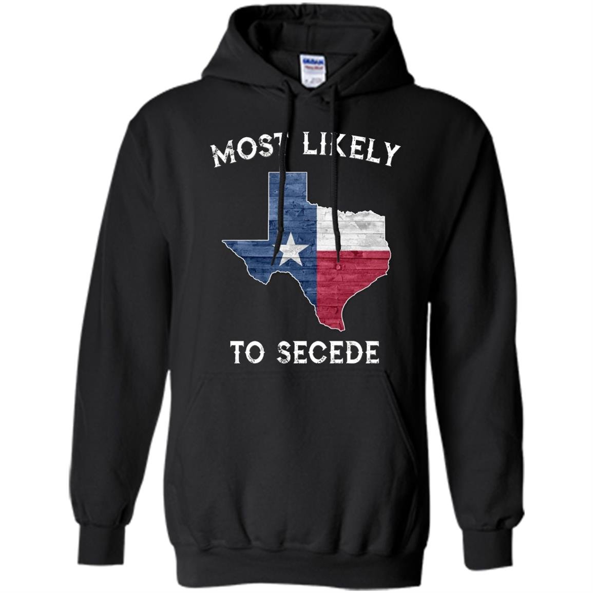 Most likely to secede vintage state of texas flag Hoodie
