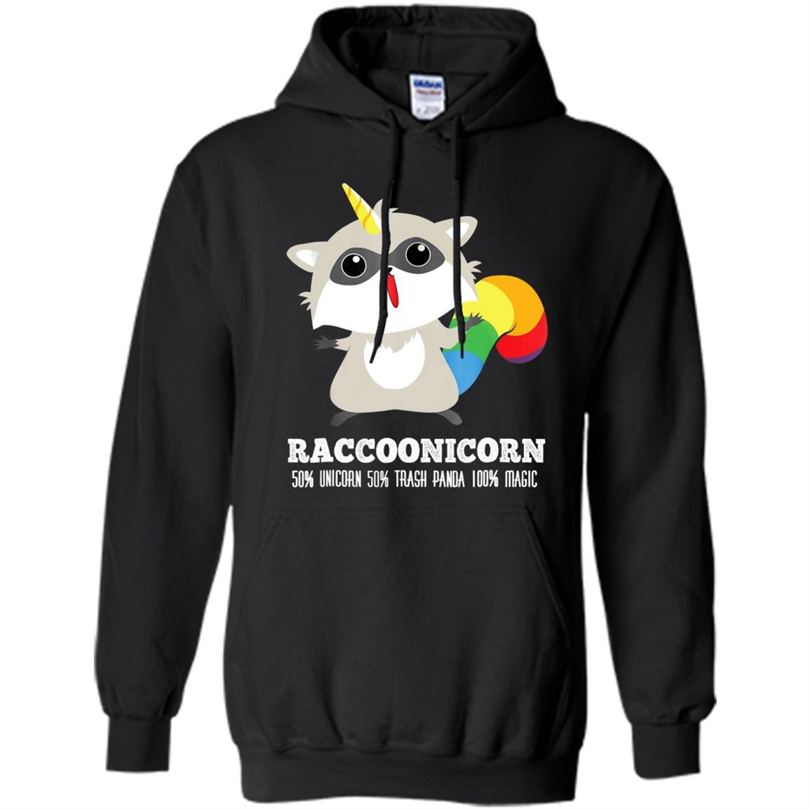 Racoonicorn funny trash panda raccoon unicorn Hoodie