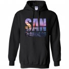 San francisco bay golden gate bridge skyline gift Hoodie