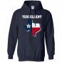 Texcellent texas state flag texan Hoodie