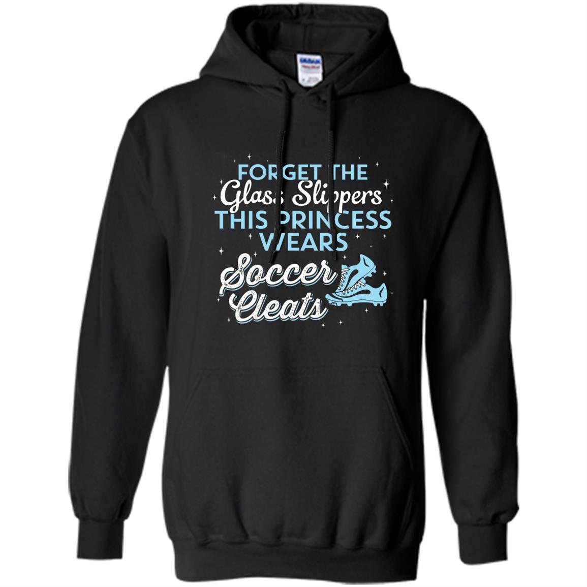 This princess wears soccer cleats cute Hoodie