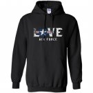 Usaf badge pride gift us air force proud veteran Hoodie