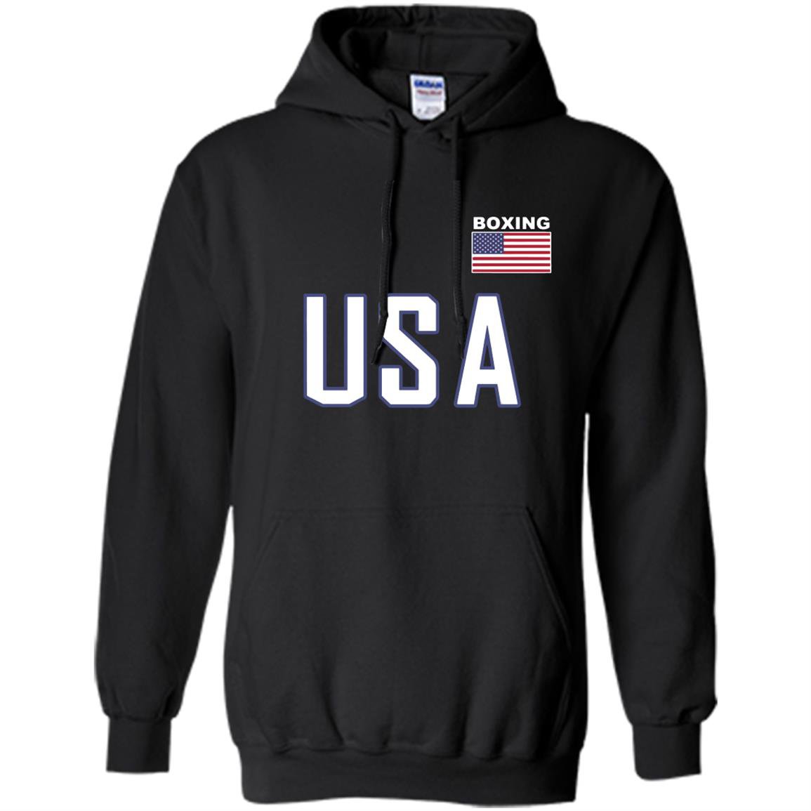 Usa flag boxing pocket equipment jacket for boxer Hoodie