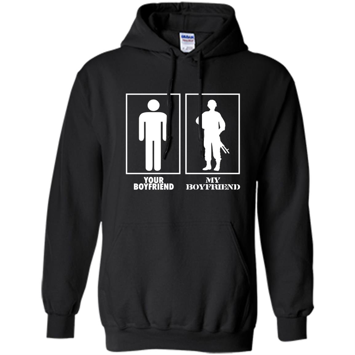 Your boyfriend my bf military proud army air force Hoodie