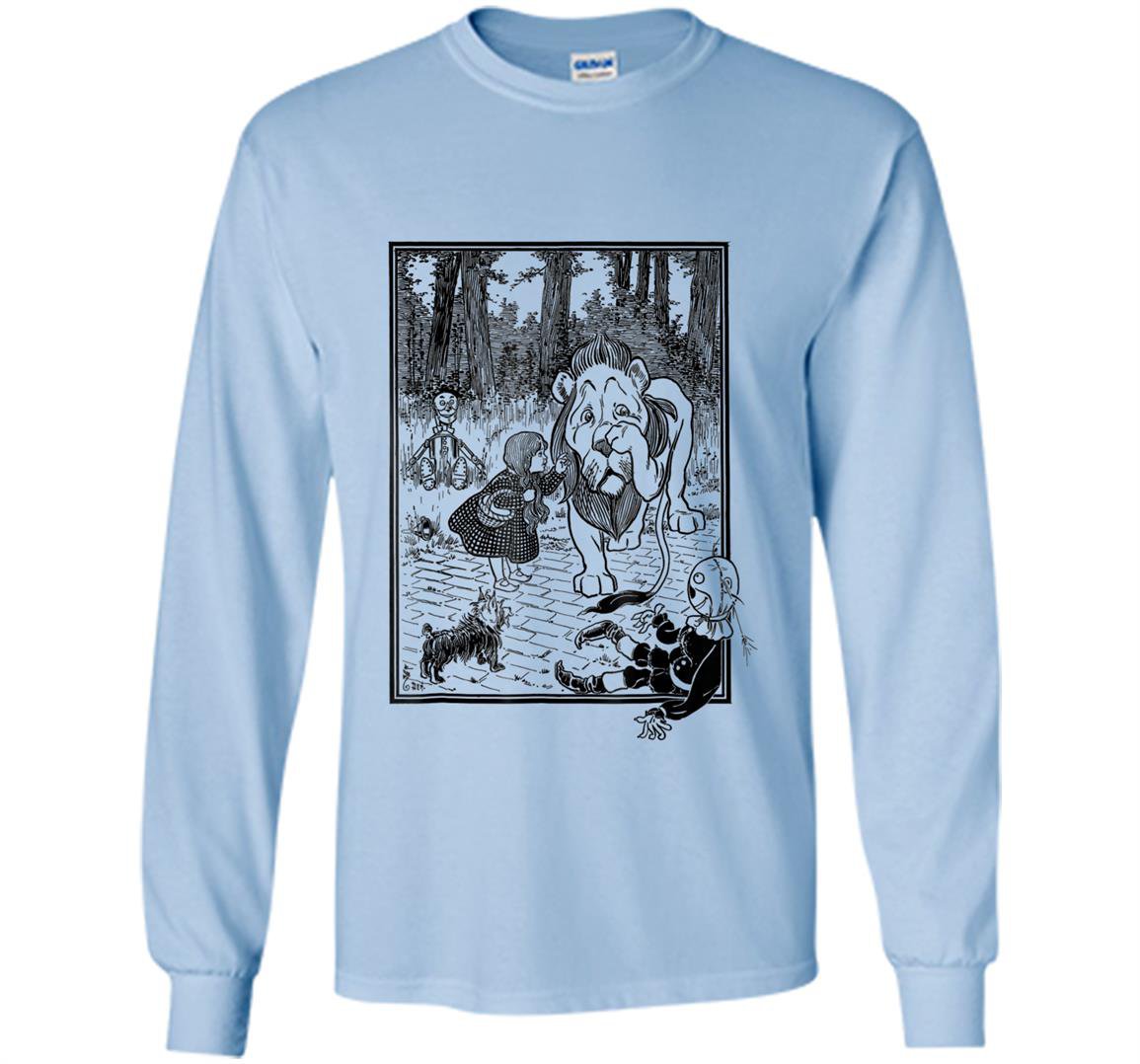Oz dorothy scarecrow tin toto cowardly lion Long Sleeve