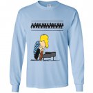 Peanuts music piano cartoon funny schroder Long Sleeve