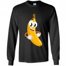 Banana emoji smiley emoticon funny bananas Long Sleeve
