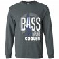 Bass a lot like guitar but much cooler bass player Long Sleeve