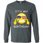 Birthday emojiits my birthday american flag gift Long Sleeve