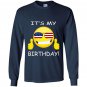 Birthday emojiits my birthday american flag gift Long Sleeve