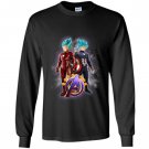 Captain songoku vegeta iron manmashup dragon ball avengers Long Sleeve