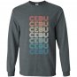 Classic retro vintage cebu philippines city Long Sleeve