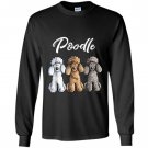 Cute poodlei caniche puppy dogs gift Long Sleeve