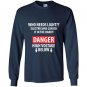 Danger high voltage funny electrician Long Sleeve