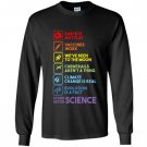 Earth is not flat stand up for science earth day Long Sleeve
