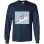 Flower aesthetic vaporwave digital medium Long Sleeve