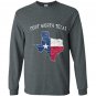 Fort worth texas vintage state of texas flag Long Sleeve
