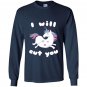 Funny ill cut you unicornanimal magical meme Long Sleeve