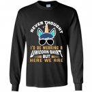 Funny unicorn for papa dad grandpa big brother Long Sleeve