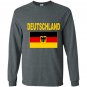 Germany flag pull over deutschland german flags gift Long Sleeve