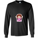 Girl emoji arms crossedx emoticon no brunette brown Long Sleeve