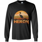 Heron vintage retro classic Long Sleeve