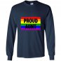 Lgbtq gay pride rainbow support ally proud aunt family Long Sleeve