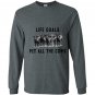 Life goals pet all the cows perfec gift awesome Long Sleeve