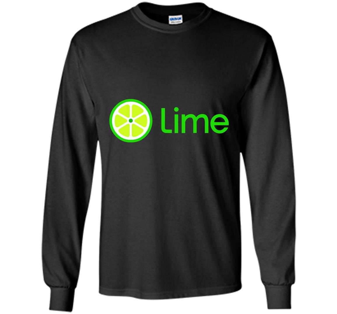 Lime logolime bike lime scooters Long Sleeve