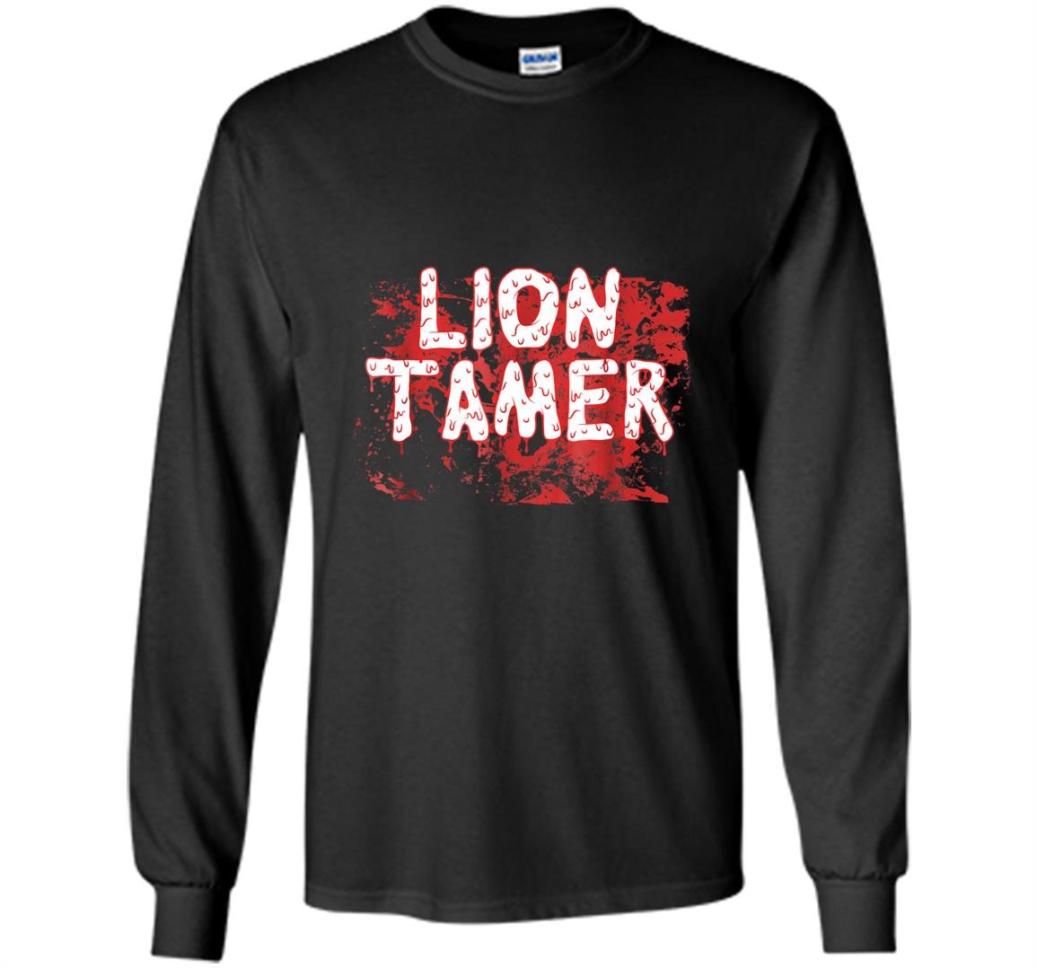 Lion tamer funny animal halloween costume sarcastic Long Sleeve
